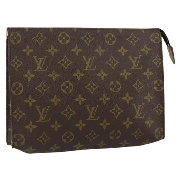 LOUIS VUITTON Monogram Poche Toilette 26 Pouch M47542 LV Auth 152073 - Picture 1 of 16